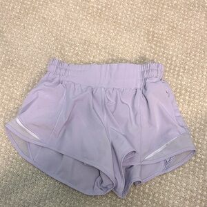 Women's Lavender Athletic Shorts